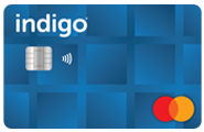 Indigo® Mastercard® - $1,000 Credit Limit card art