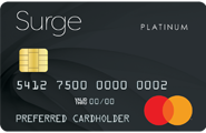 Surge® Platinum Mastercard® card art
